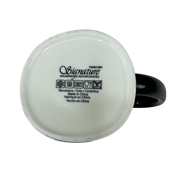 Fun Animal Print Hipster Cow Coffee Mug - Signature Housewares - 12 Oz - Picture 6 of 6